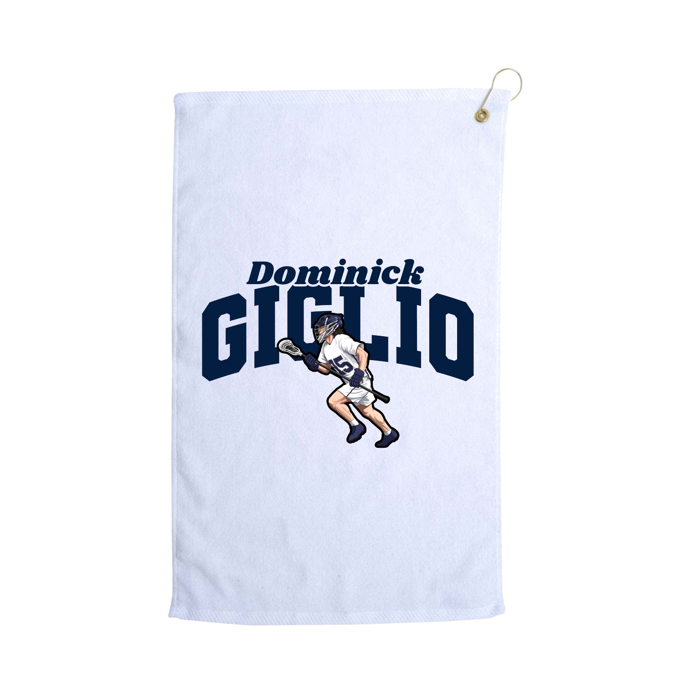 Golf Towel — Signature Arch in White
