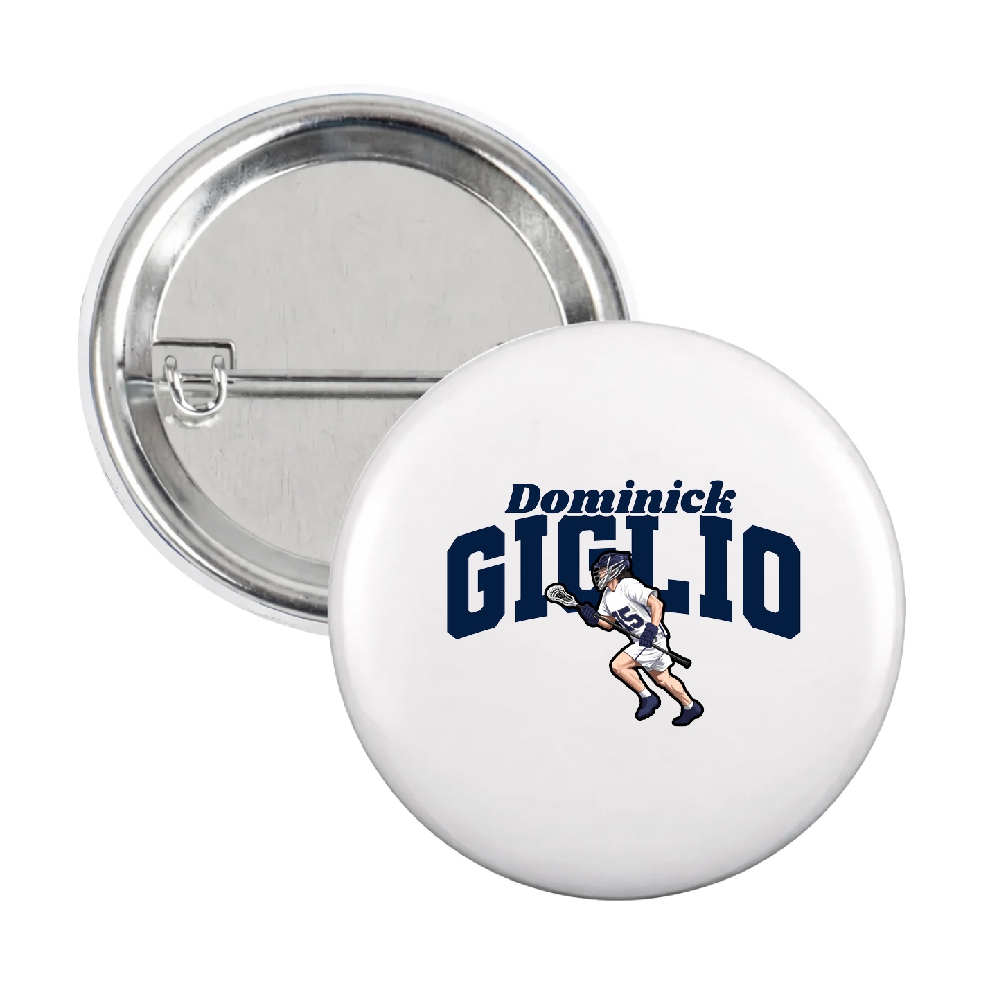 Game Day Button — Signature Arch in White