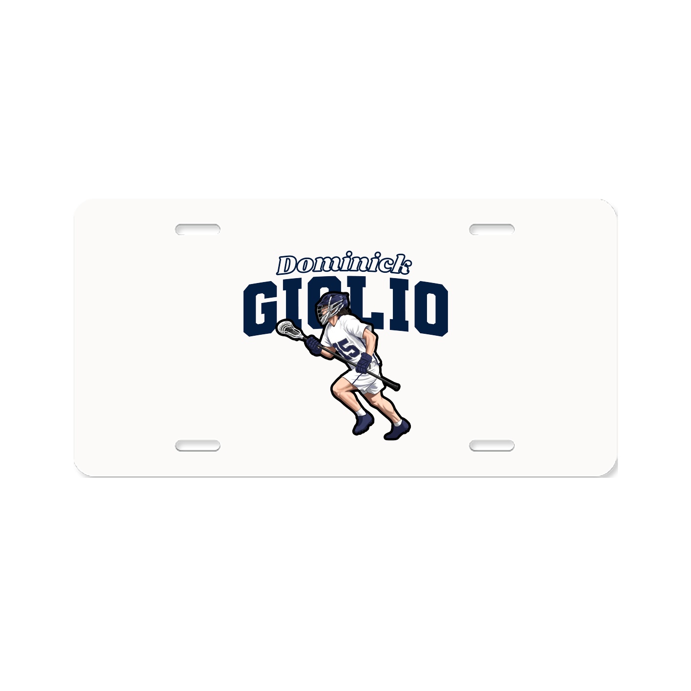 License Plate — Name Arch in Classic