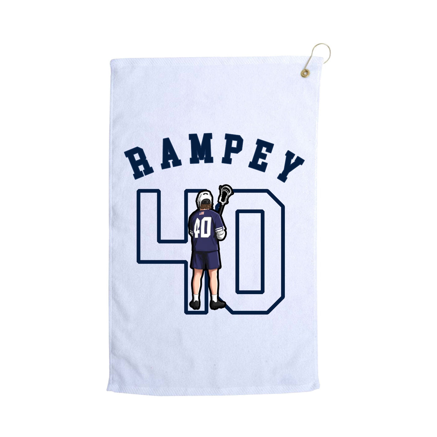 Golf Towel — Shirsey Arch in White