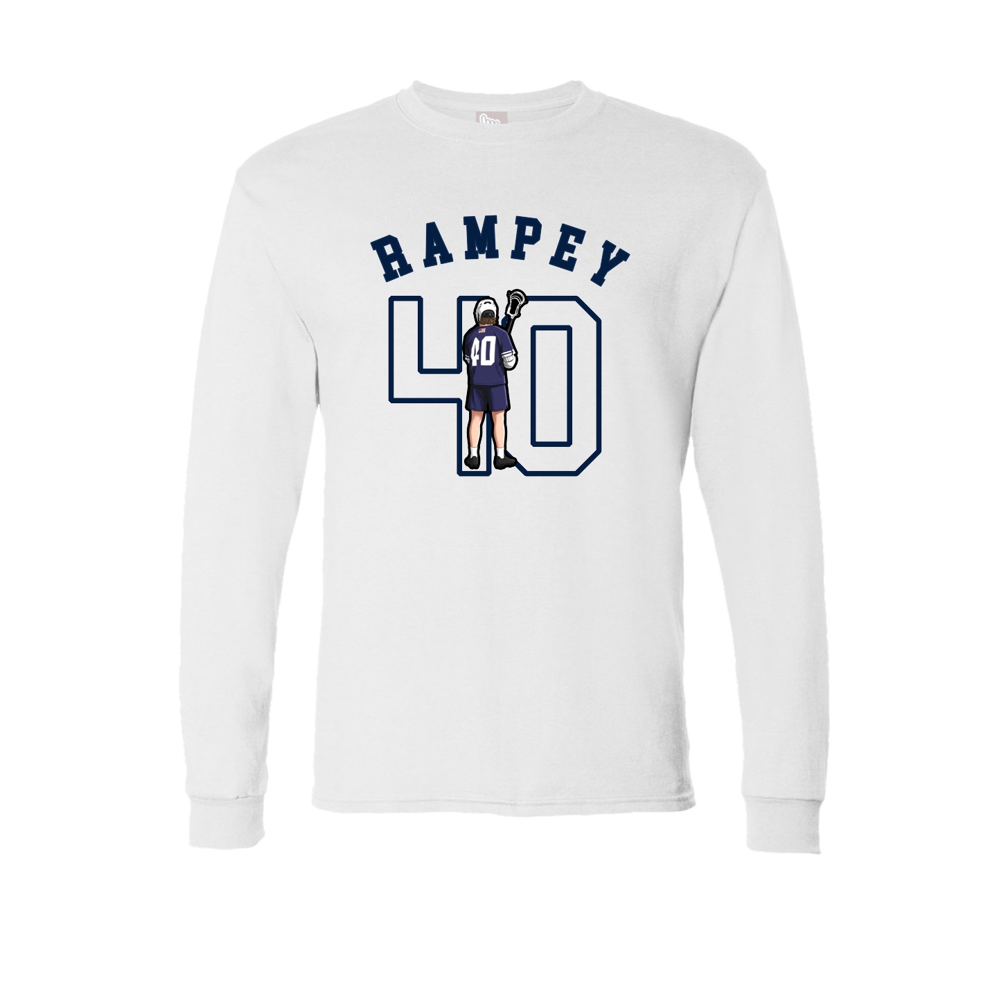 Long Sleeve Tee — Shirsey Arch in White