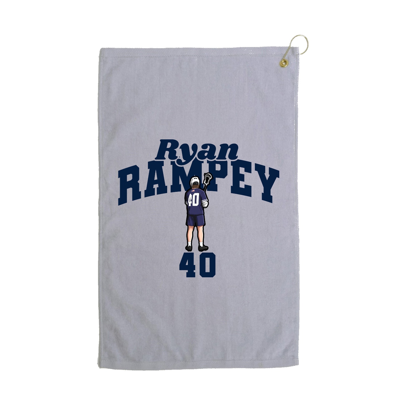 Golf Towel — Signature Arch in Grey