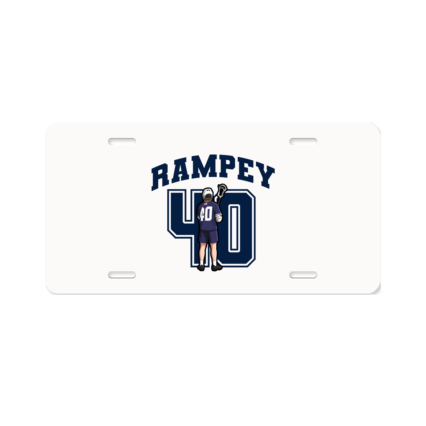 License Plate — Number in Classic