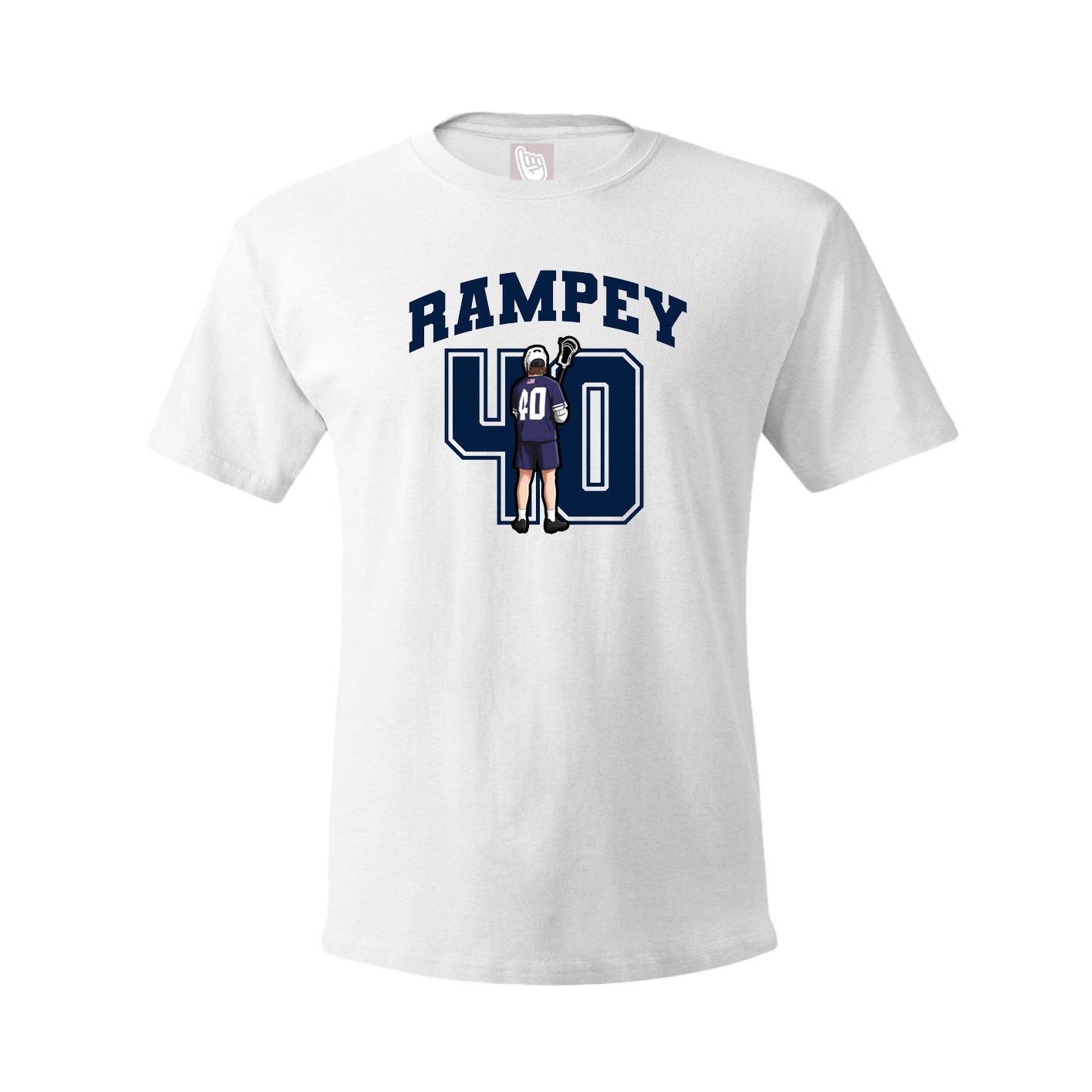Tee — Number in White