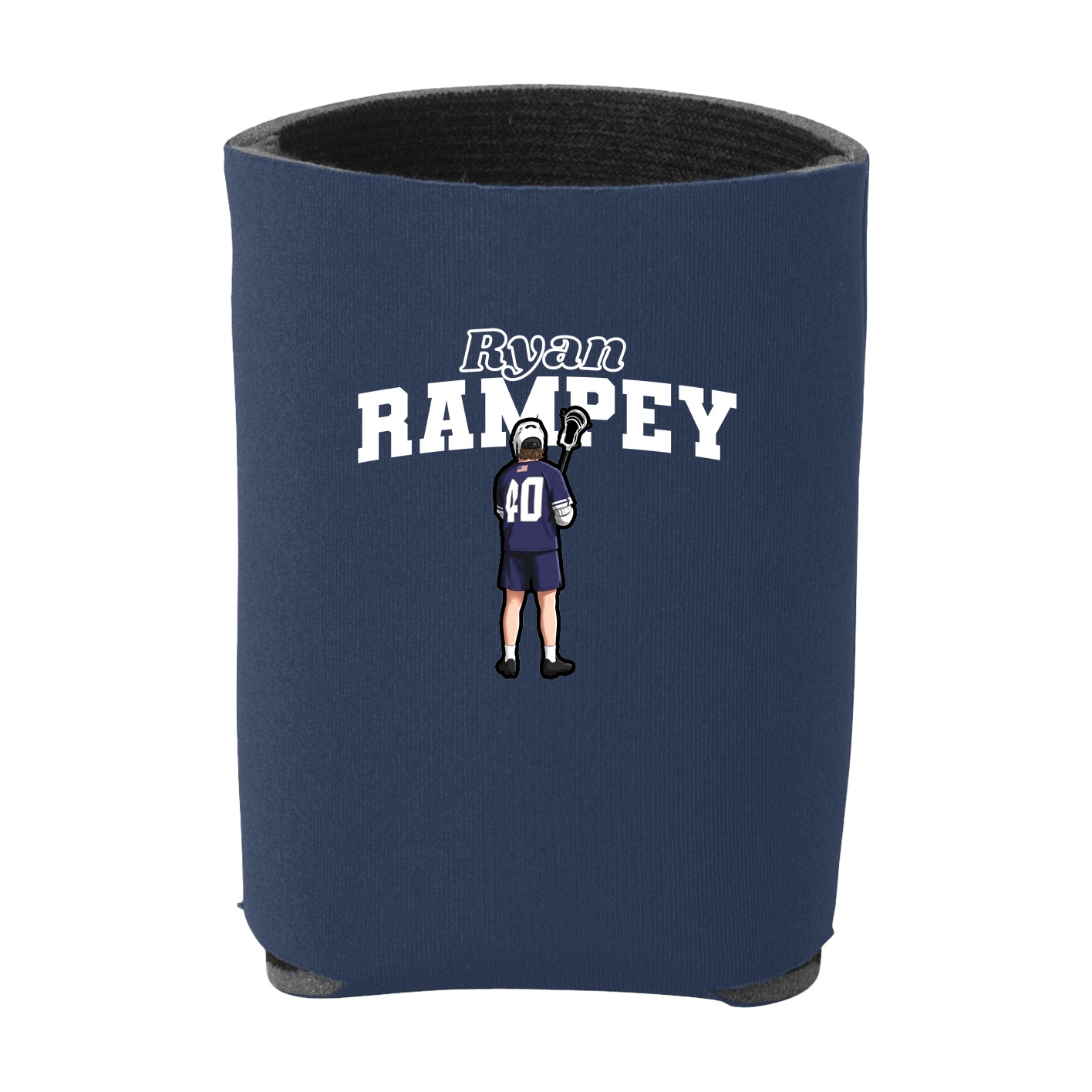 Can Holder — Name Arch in Navy