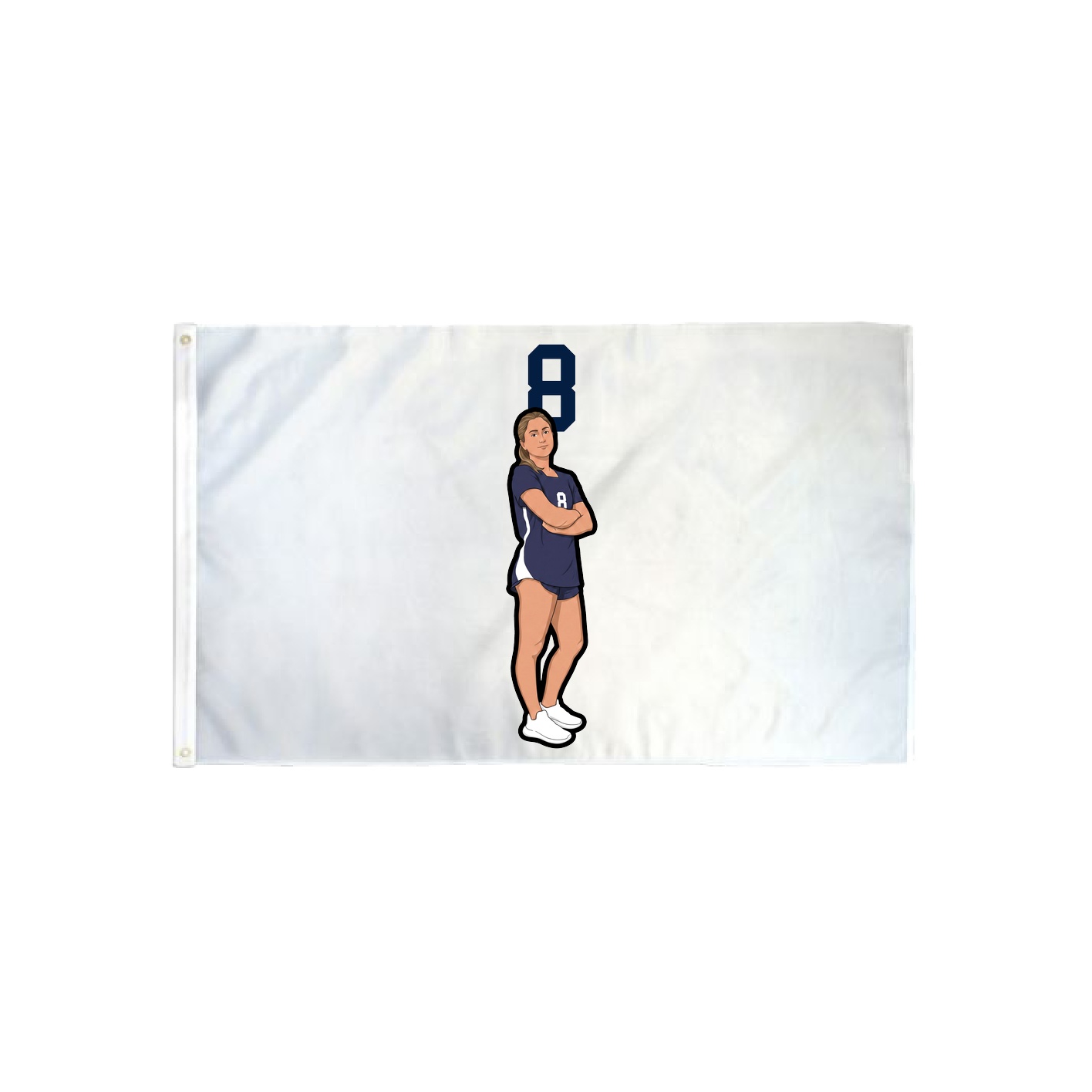 3x5 Flag — Number Top in Classic