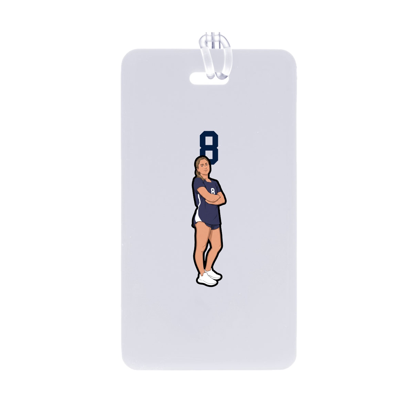 Bag Tag — Number Top in Classic