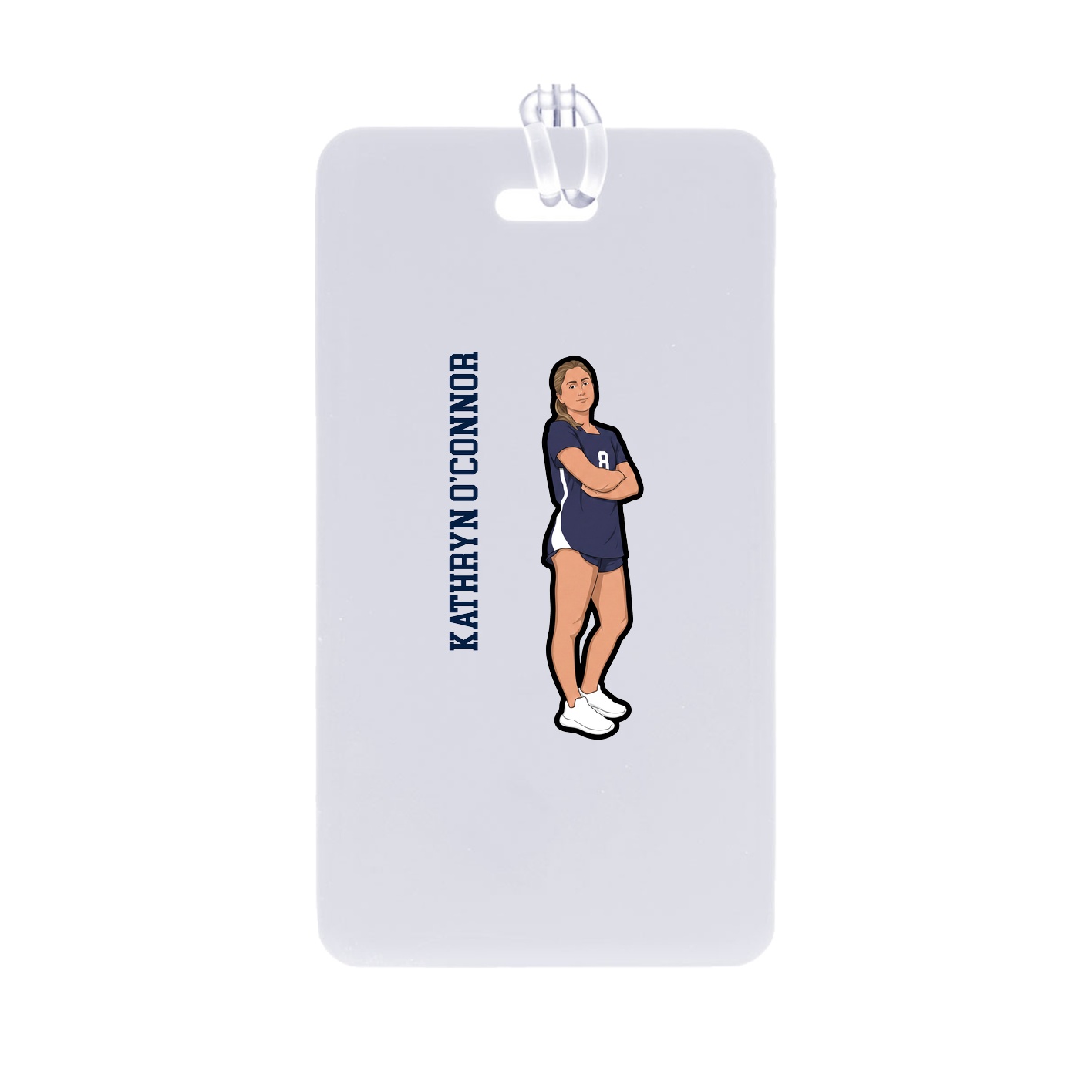 Bag Tag — Name Vertical in Classic