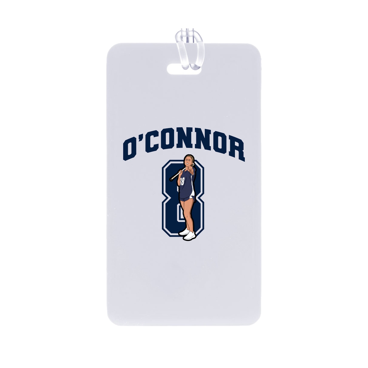 Bag Tag — Number in Classic