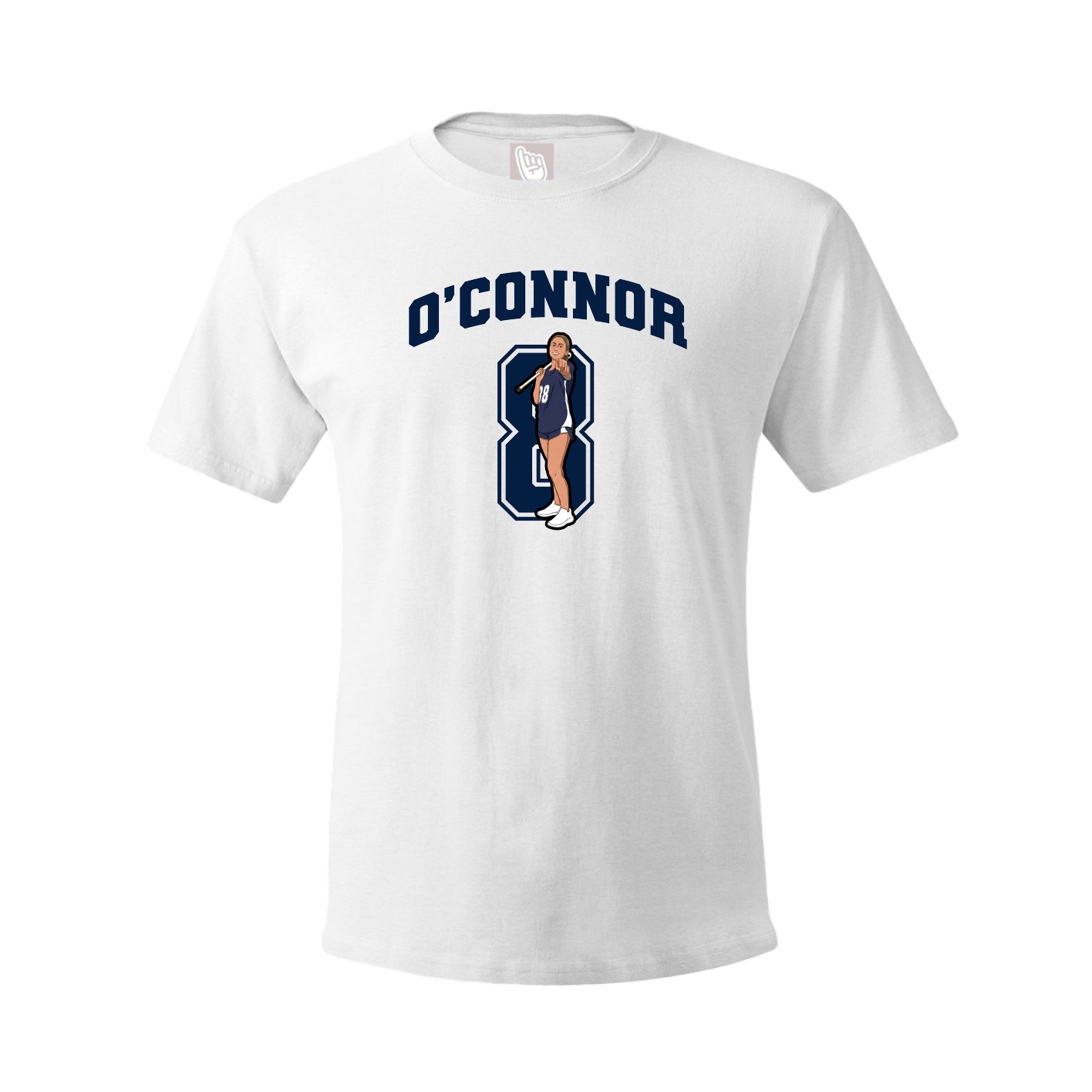 Tee — Number in White