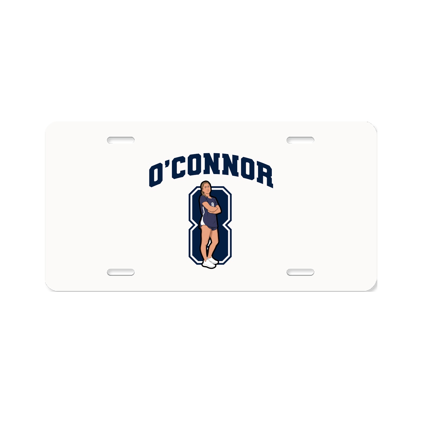 License Plate — Number in Classic