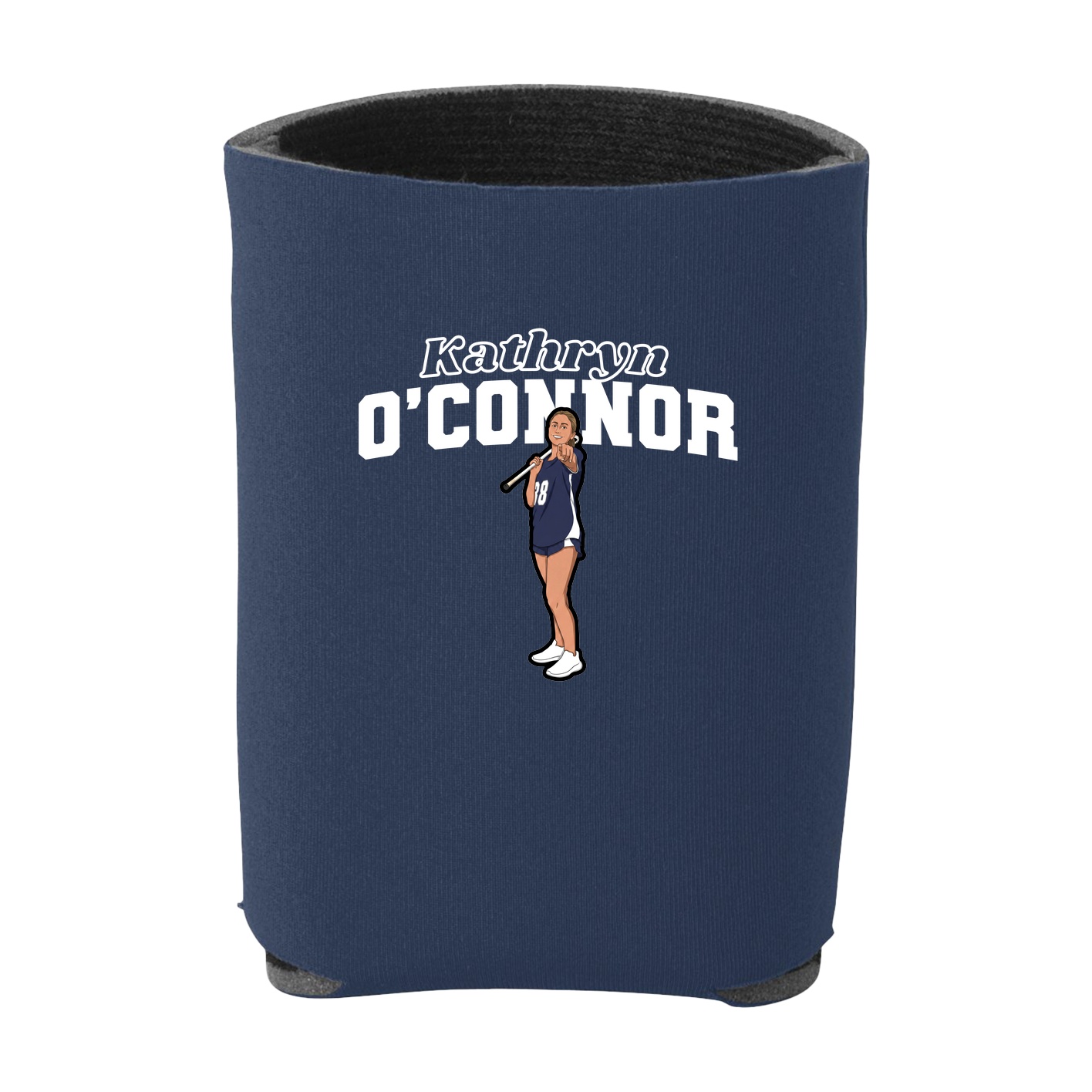 Can Holder — Name Arch in Navy