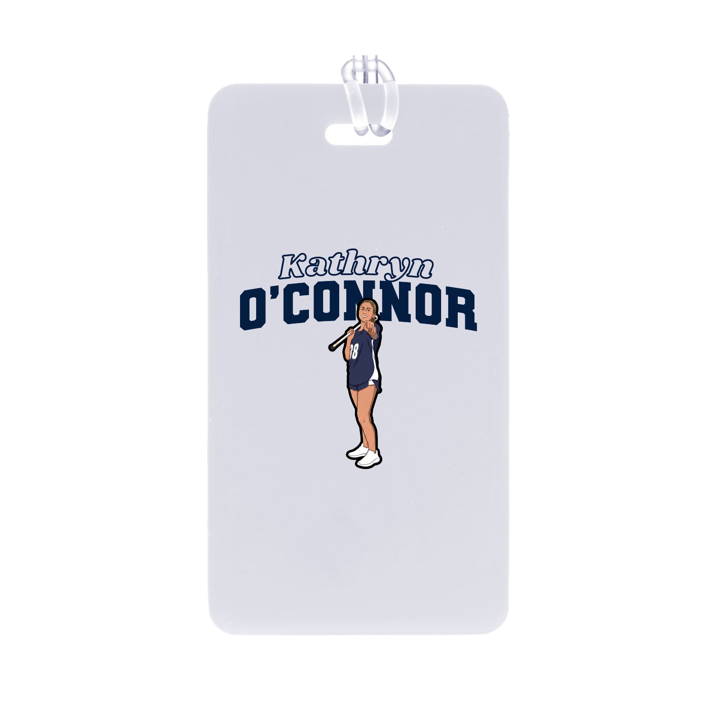 Bag Tag — Name Arch in Classic