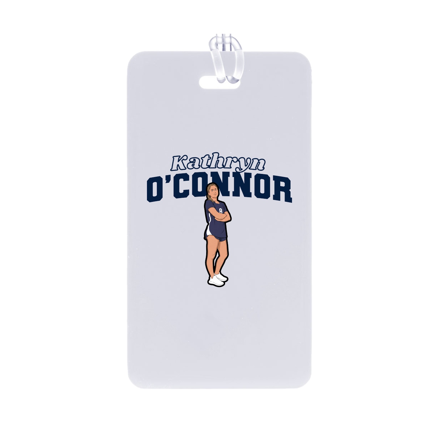 Bag Tag — Name Arch in Classic
