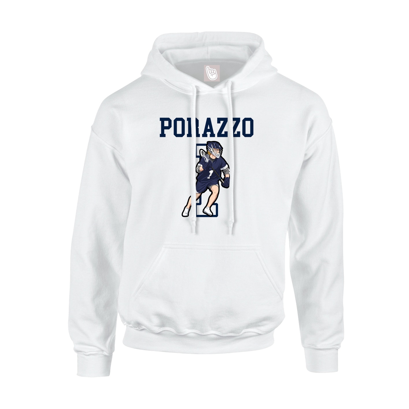 Hoodie — Shirsey in White