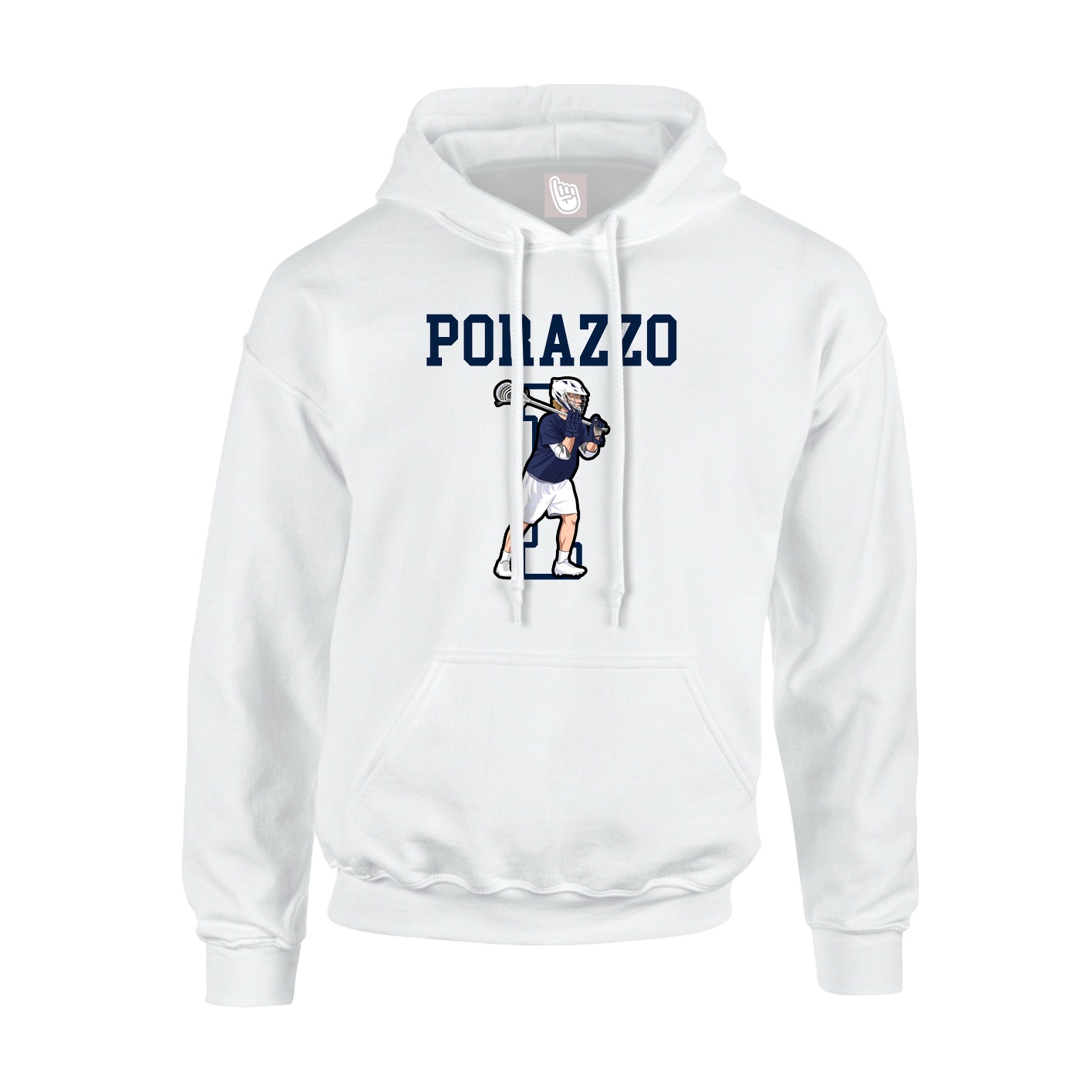 Hoodie — Shirsey in White
