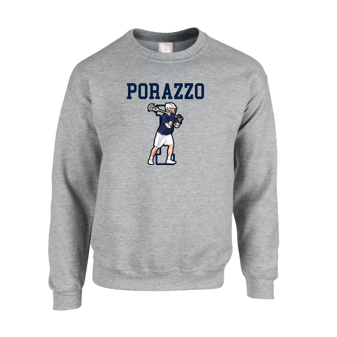 Fleece Crew — Shirsey in Grey