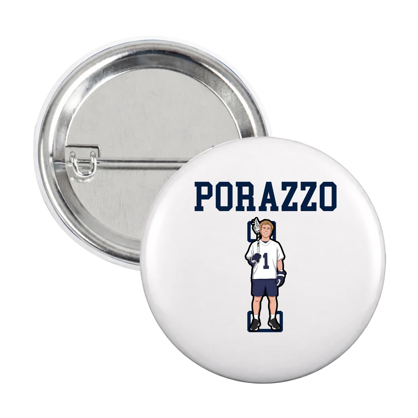 Game Day Button — Shirsey in White