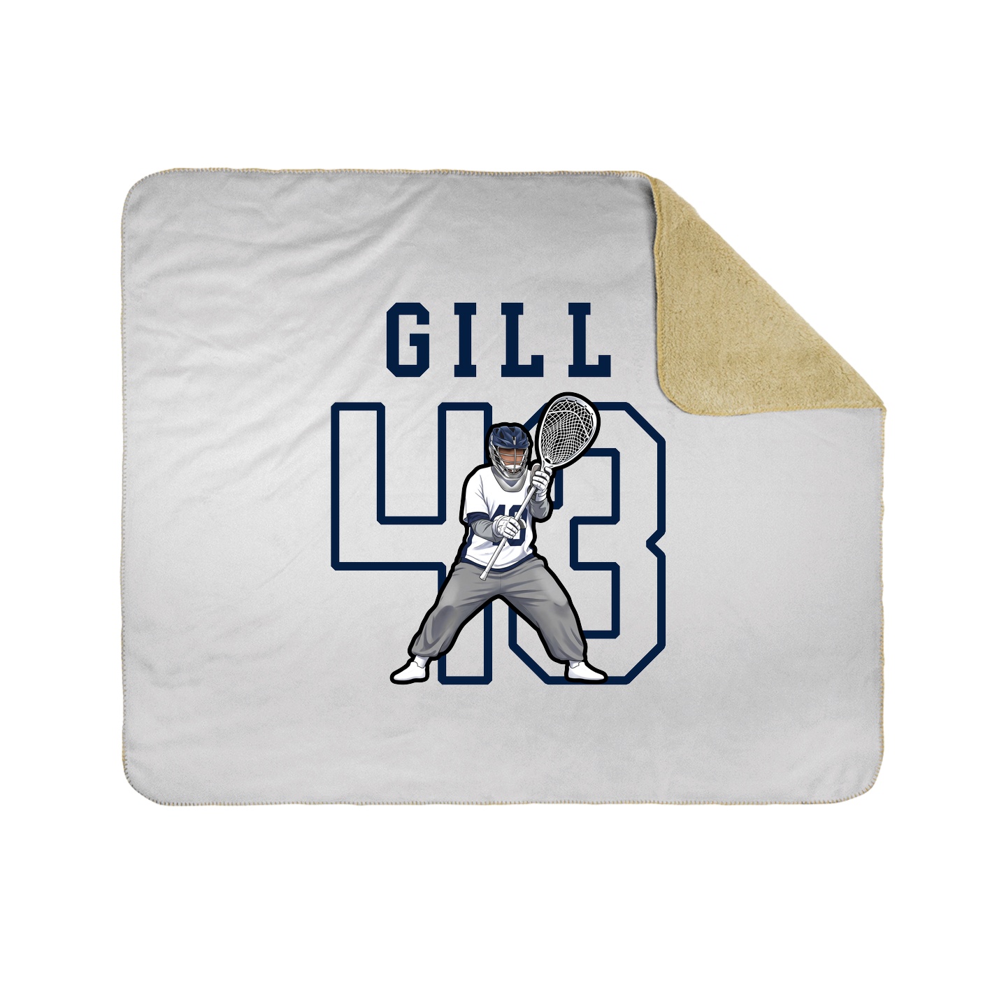 Throw Blanket — Shirsey in White