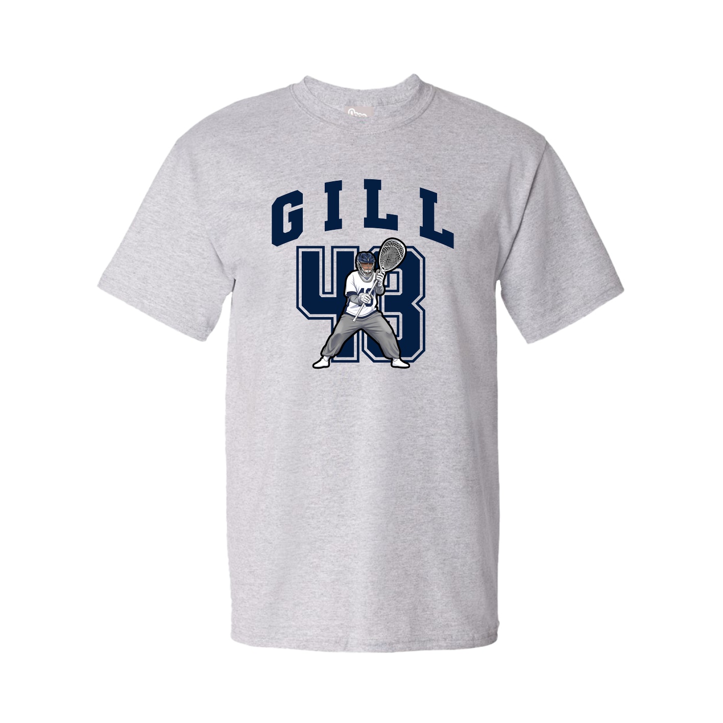 Youth Tee — Number in Grey