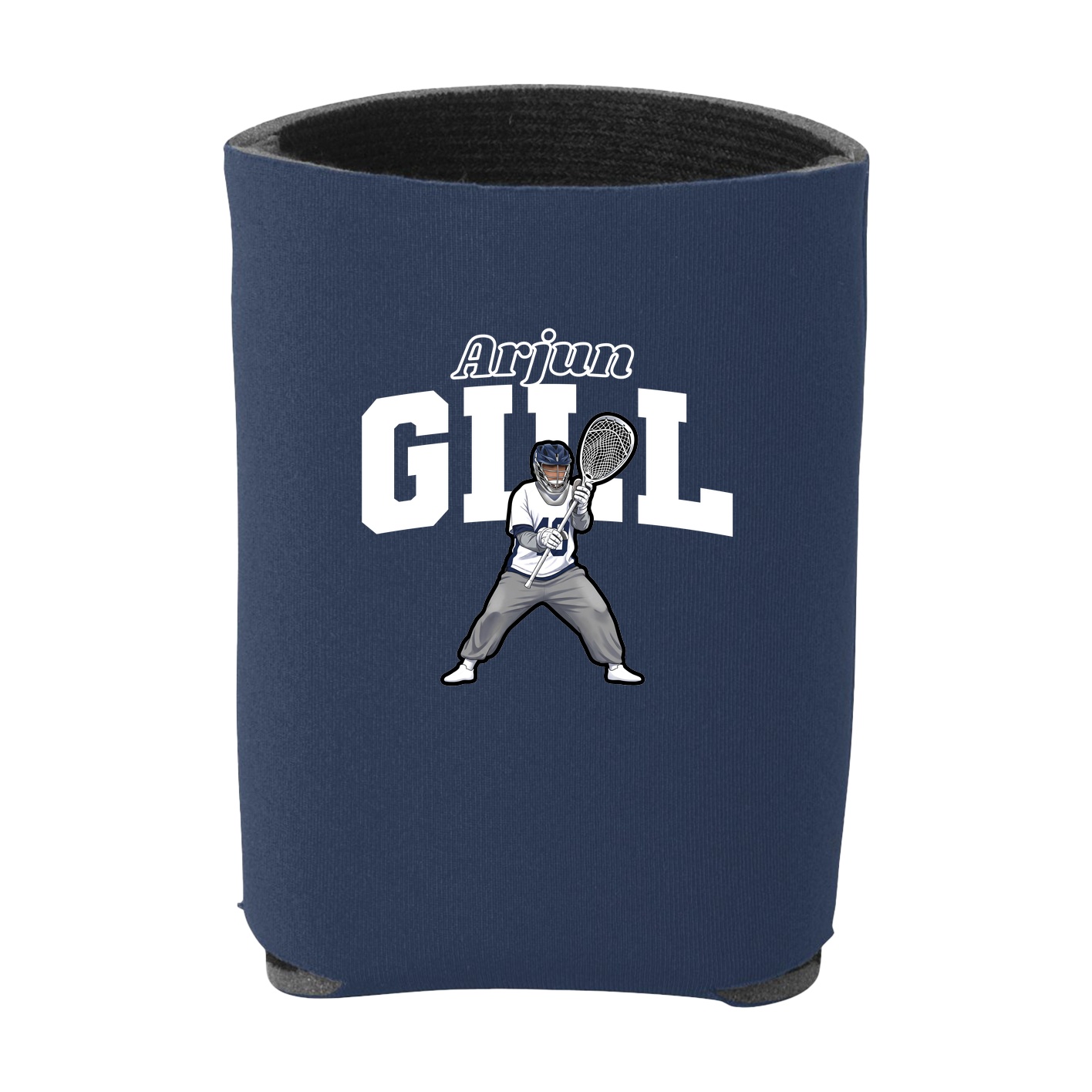 Can Holder — Name Arch in Navy