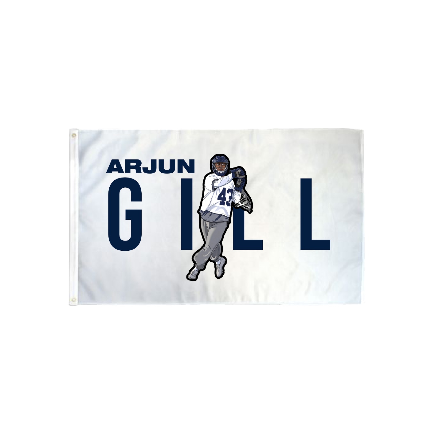 3x5 Flag — Player Name in Classic