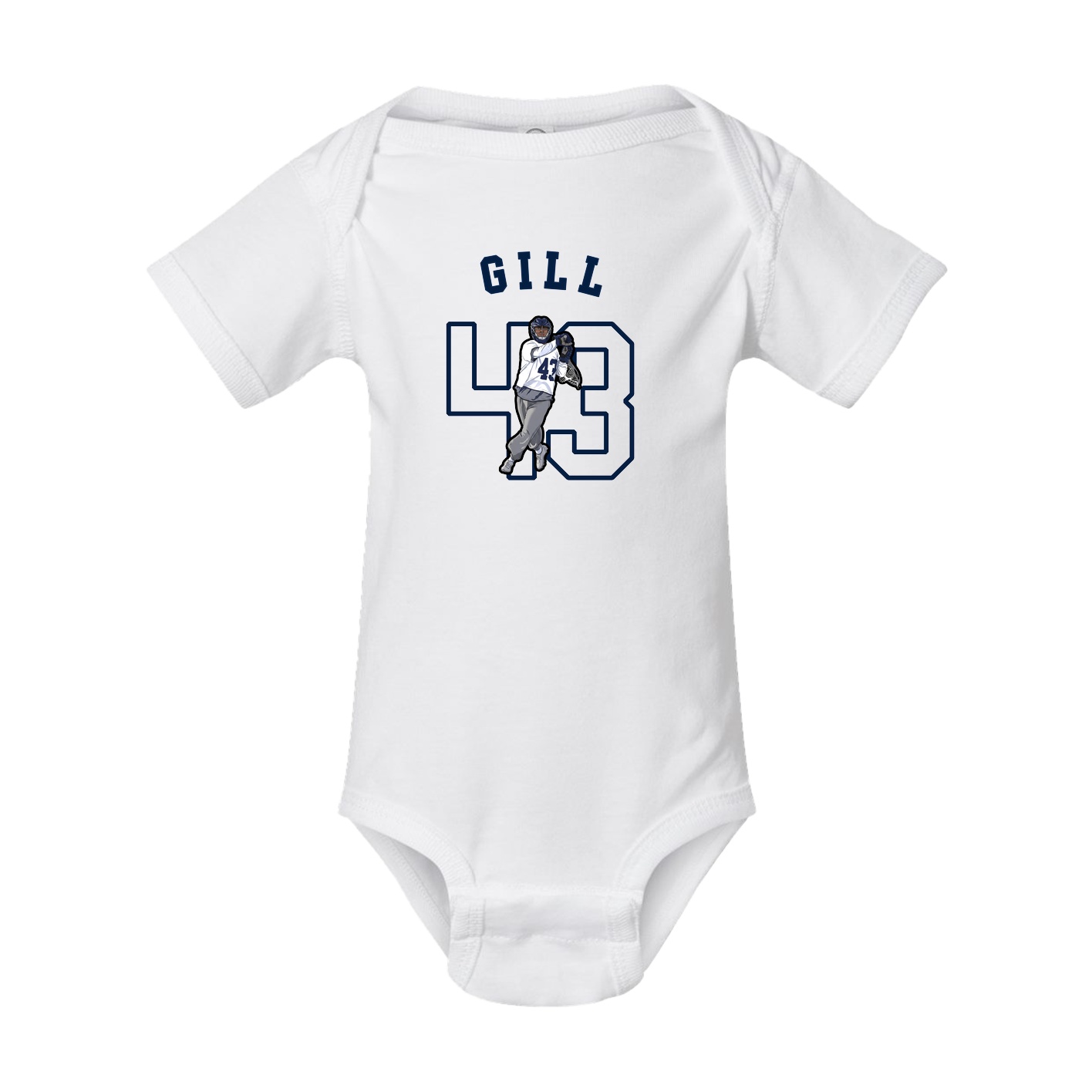 Baby Onesie — Shirsey Arch in White