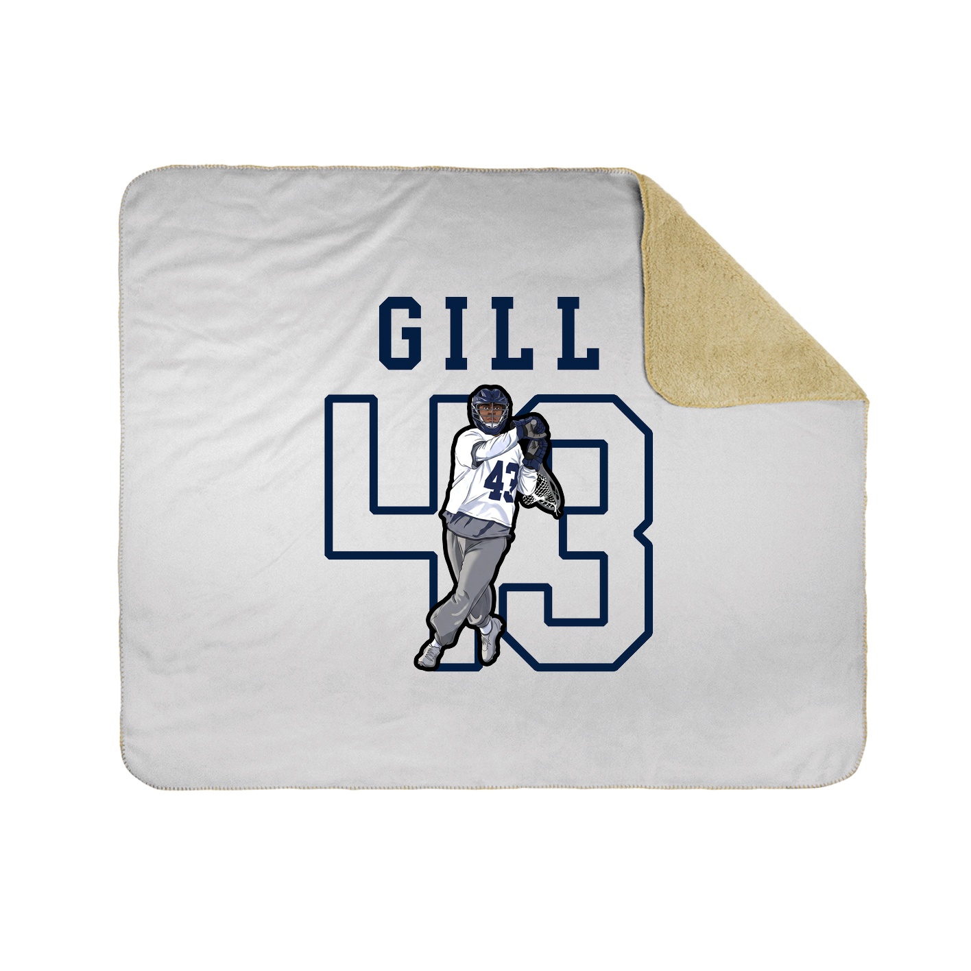 Throw Blanket — Shirsey in White