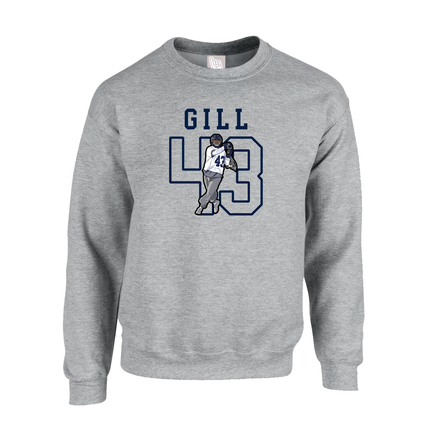 Fleece Crew — Shirsey in Grey