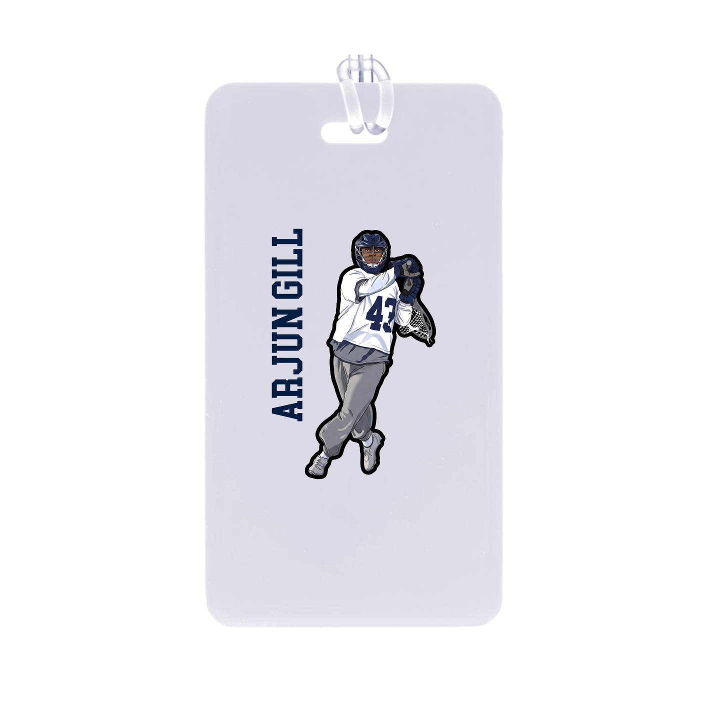Bag Tag — Name Vertical in Classic