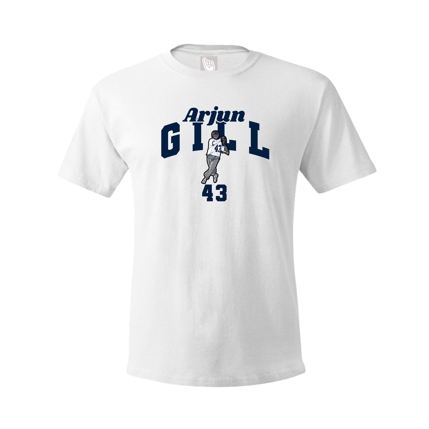 Youth Tee — Signature Arch in White