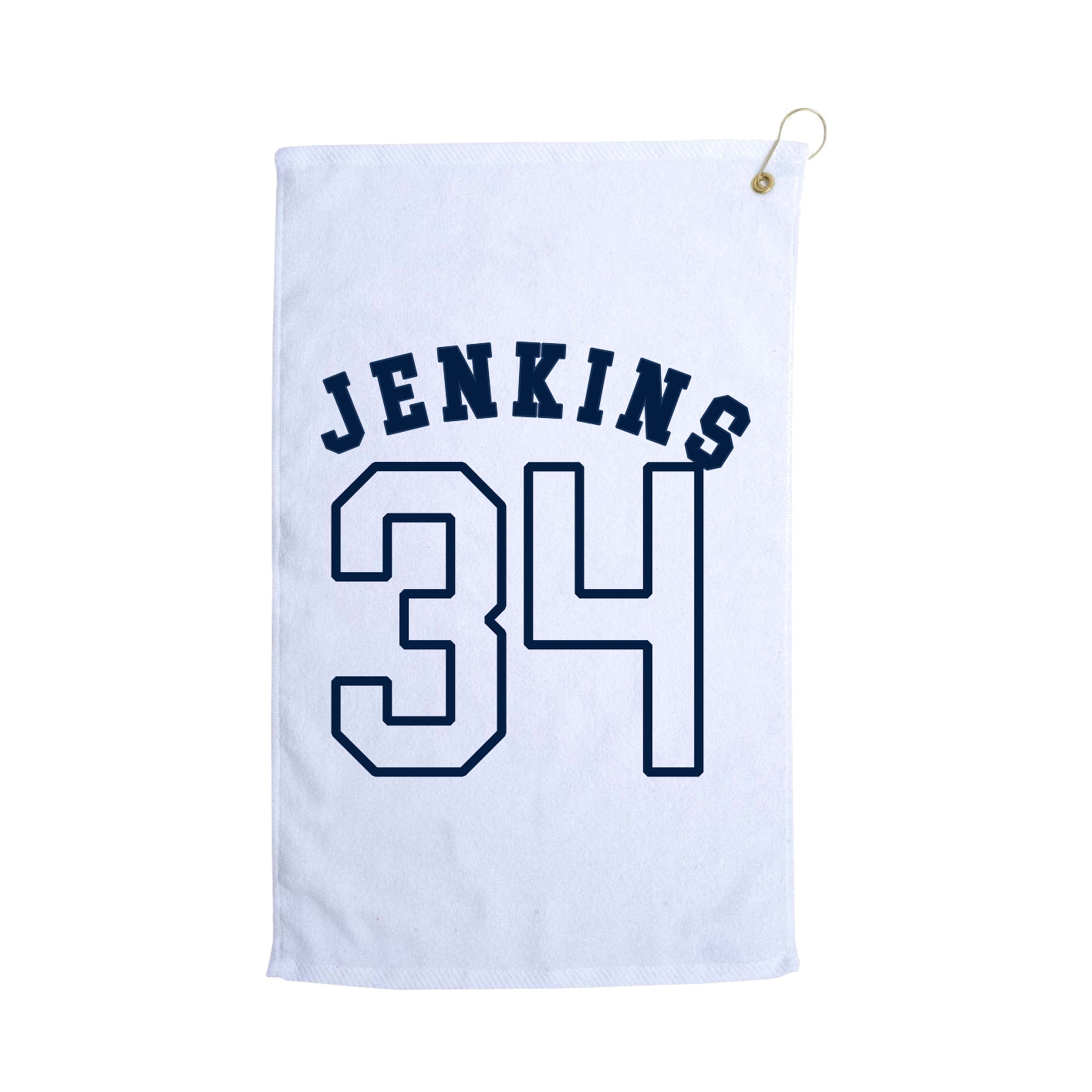Golf Towel — Shirsey Arch in White