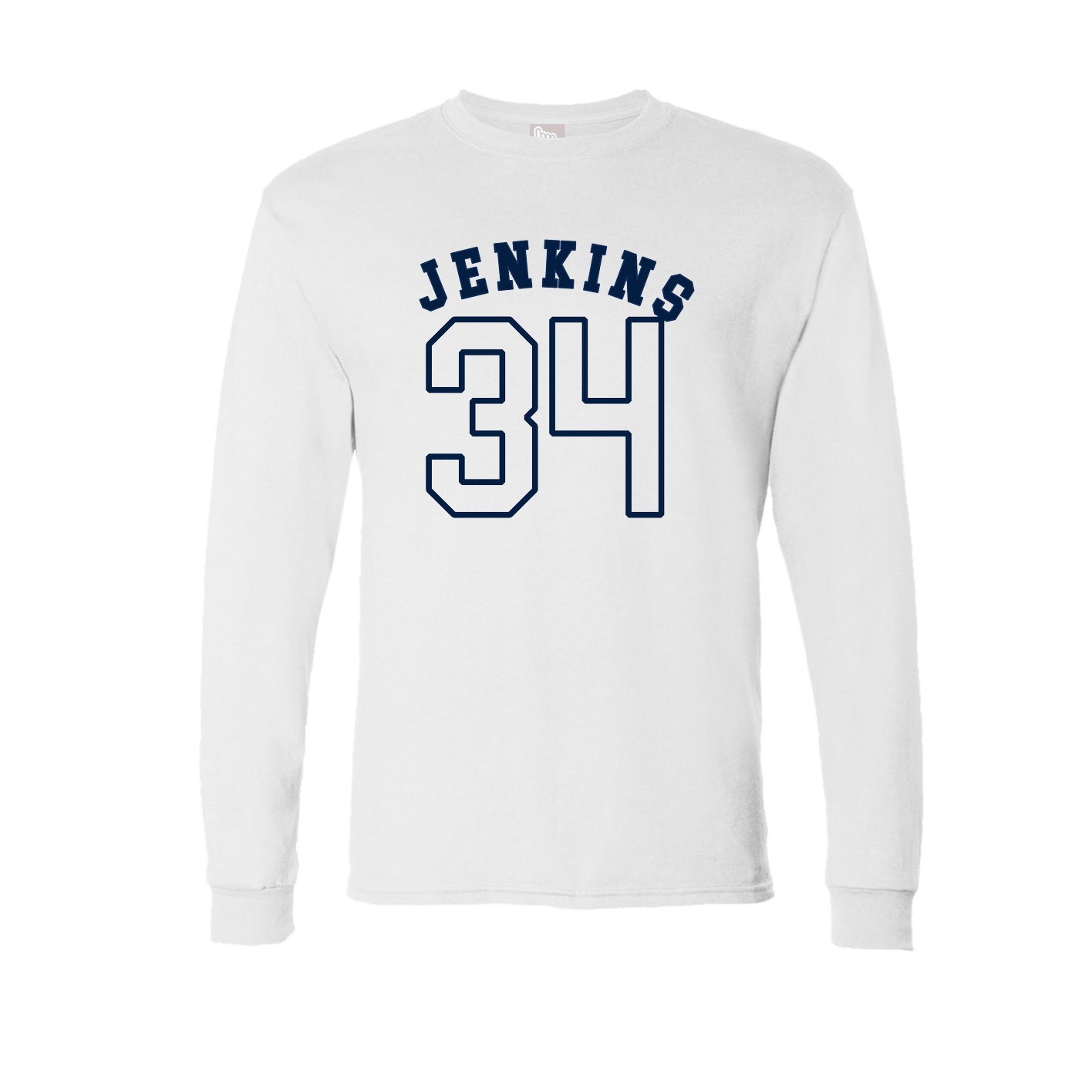 Long Sleeve Tee — Shirsey Arch in White