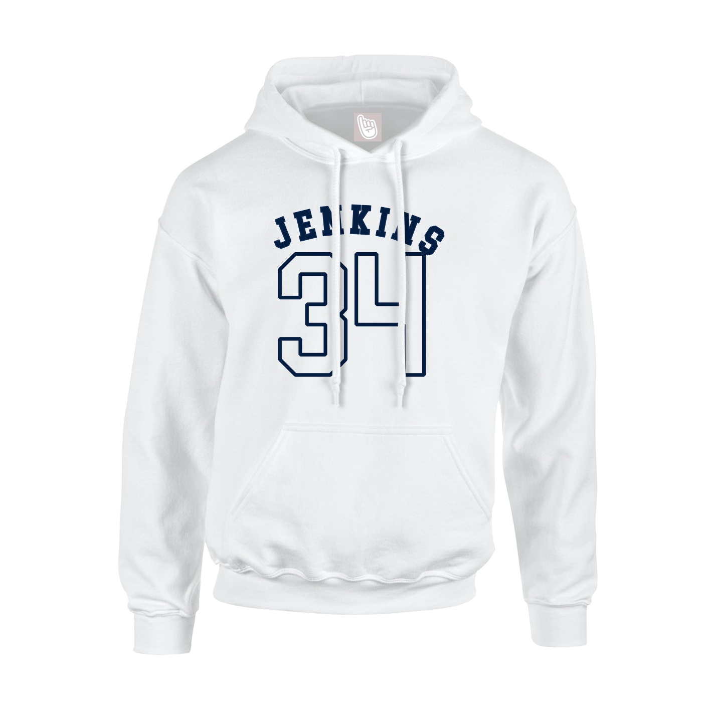 Hoodie — Shirsey Arch in White