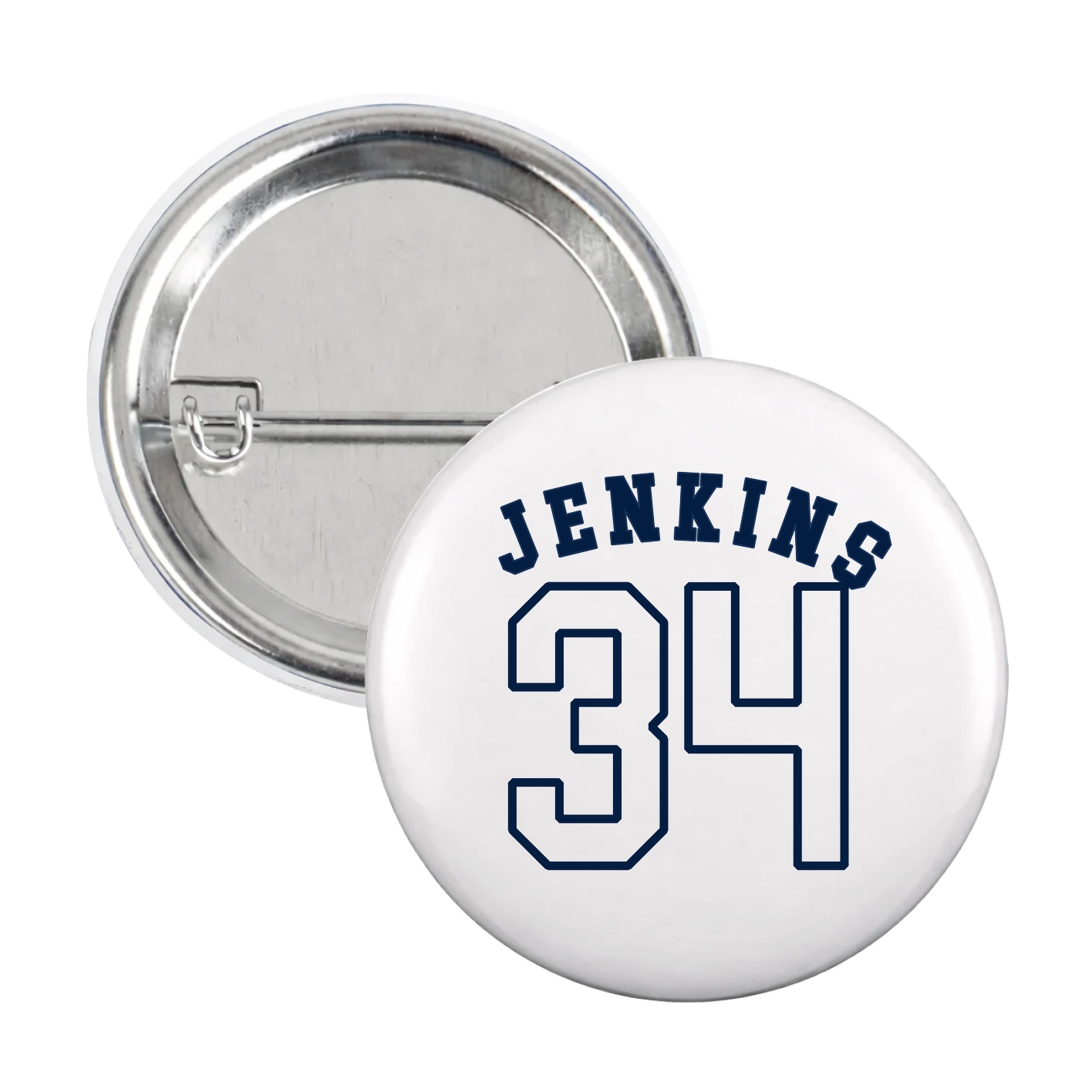 Game Day Button — Shirsey Arch in White