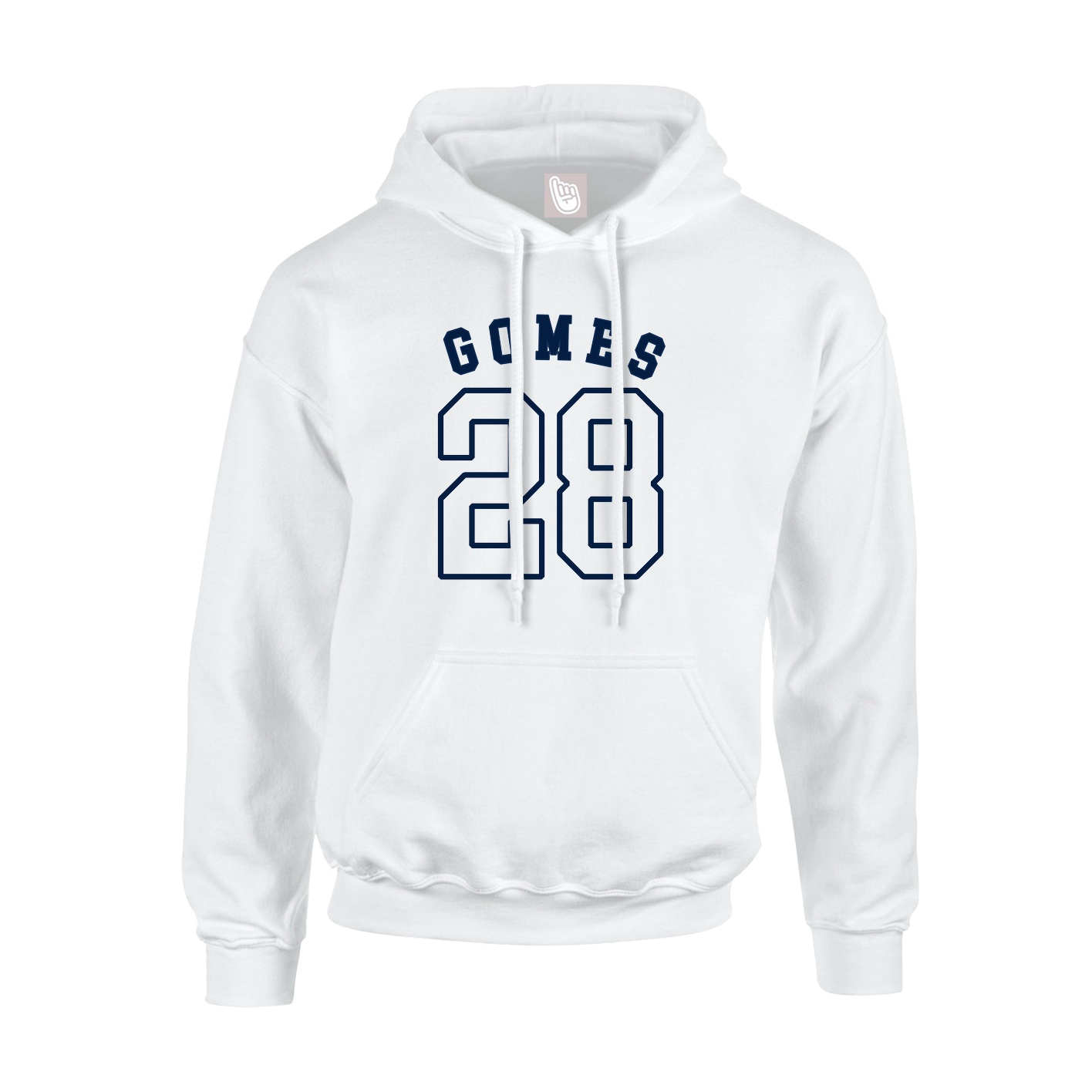 Hoodie — Shirsey Arch in White