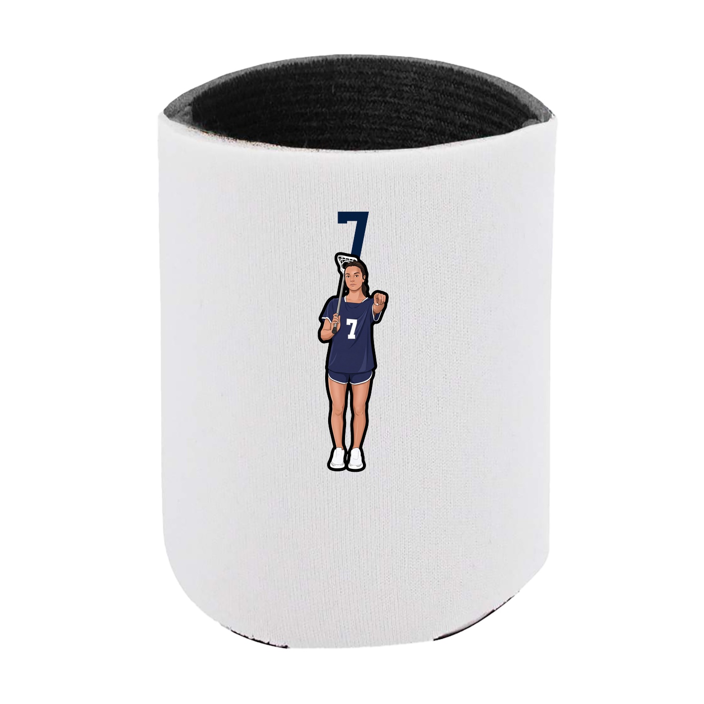 Can Holder — Number Top in White