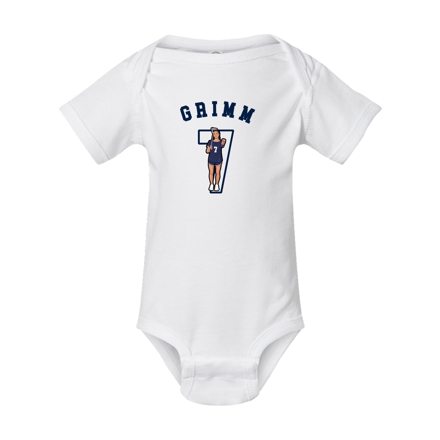 Baby Onesie — Shirsey Arch in White