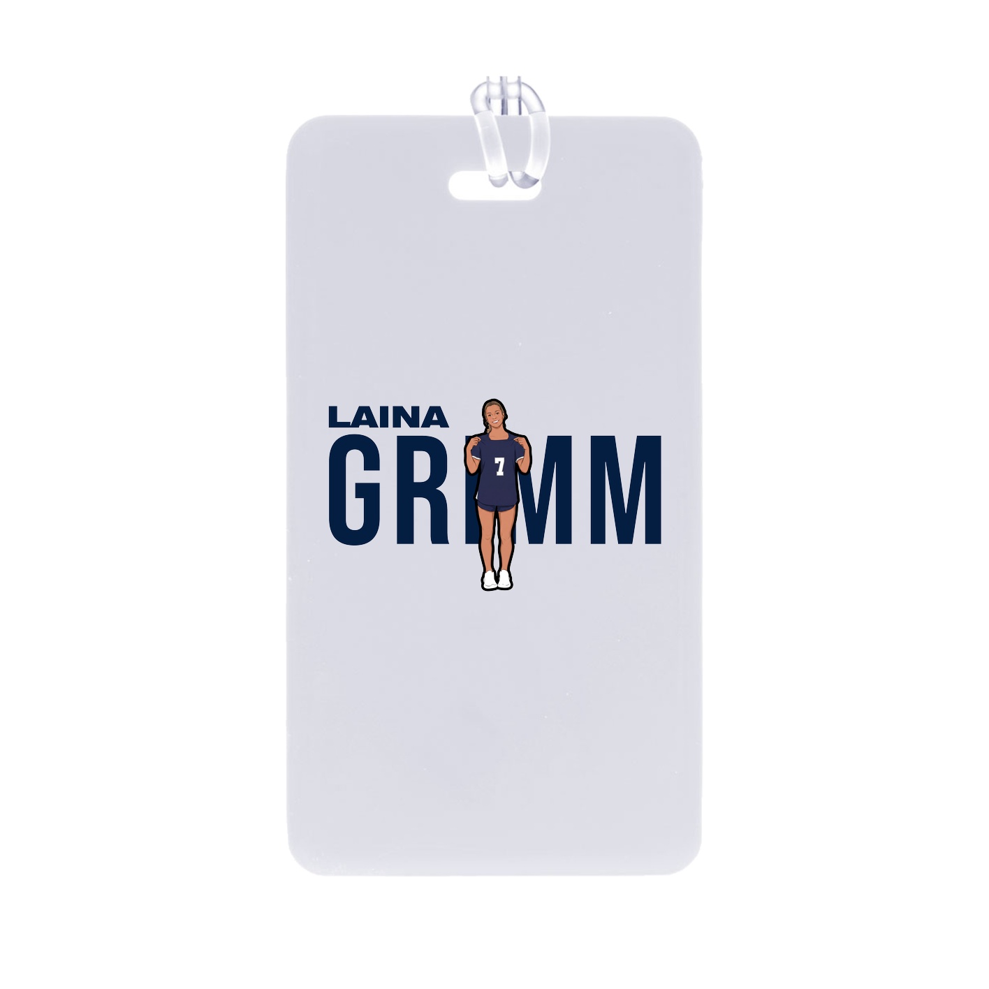 Bag Tag — Player Name in Classic