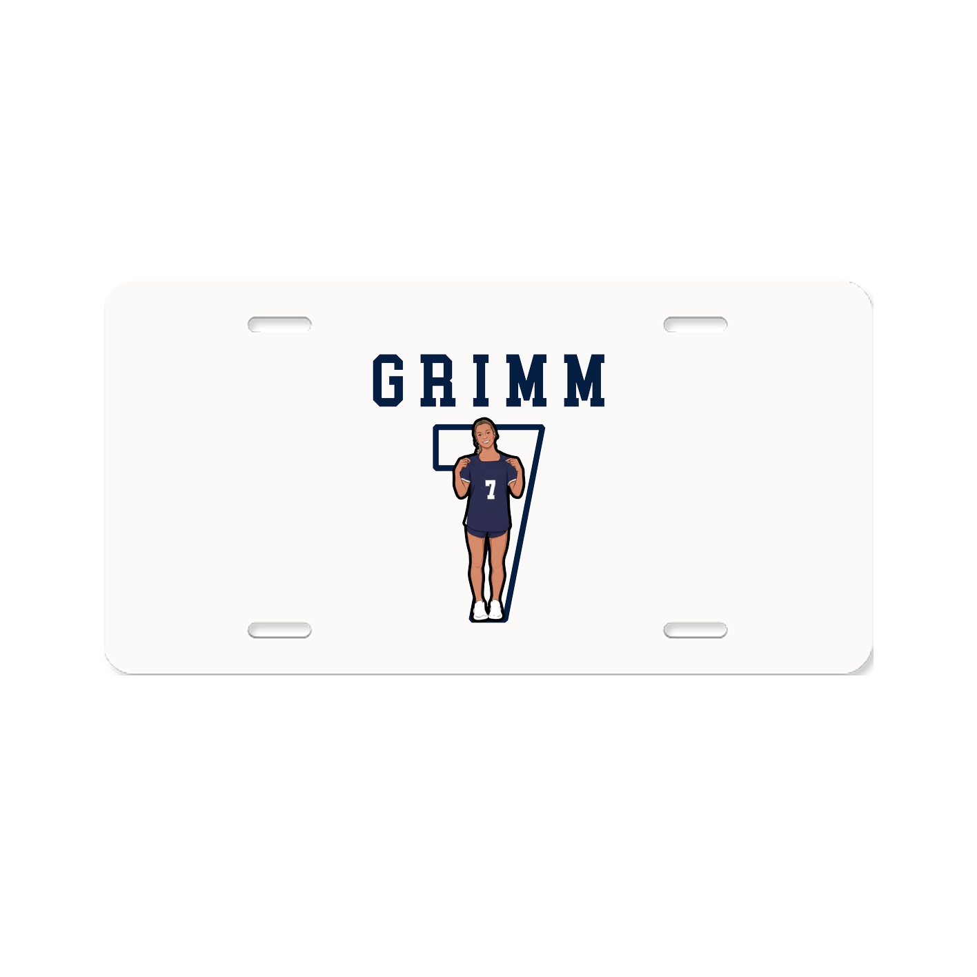 License Plate — Shirsey in Classic