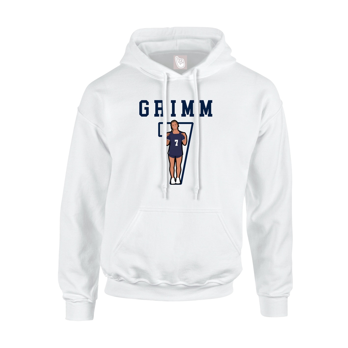 Youth Hoodie — Shirsey in White
