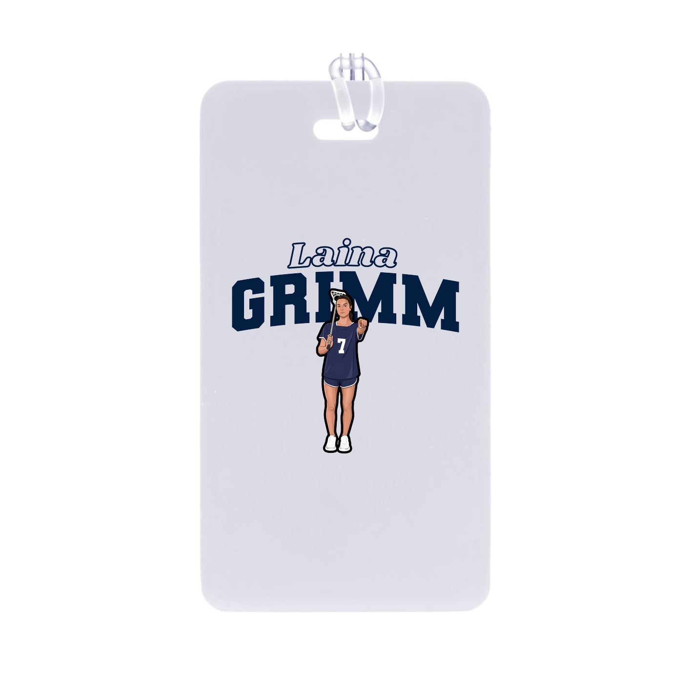 Bag Tag — Name Arch in Classic