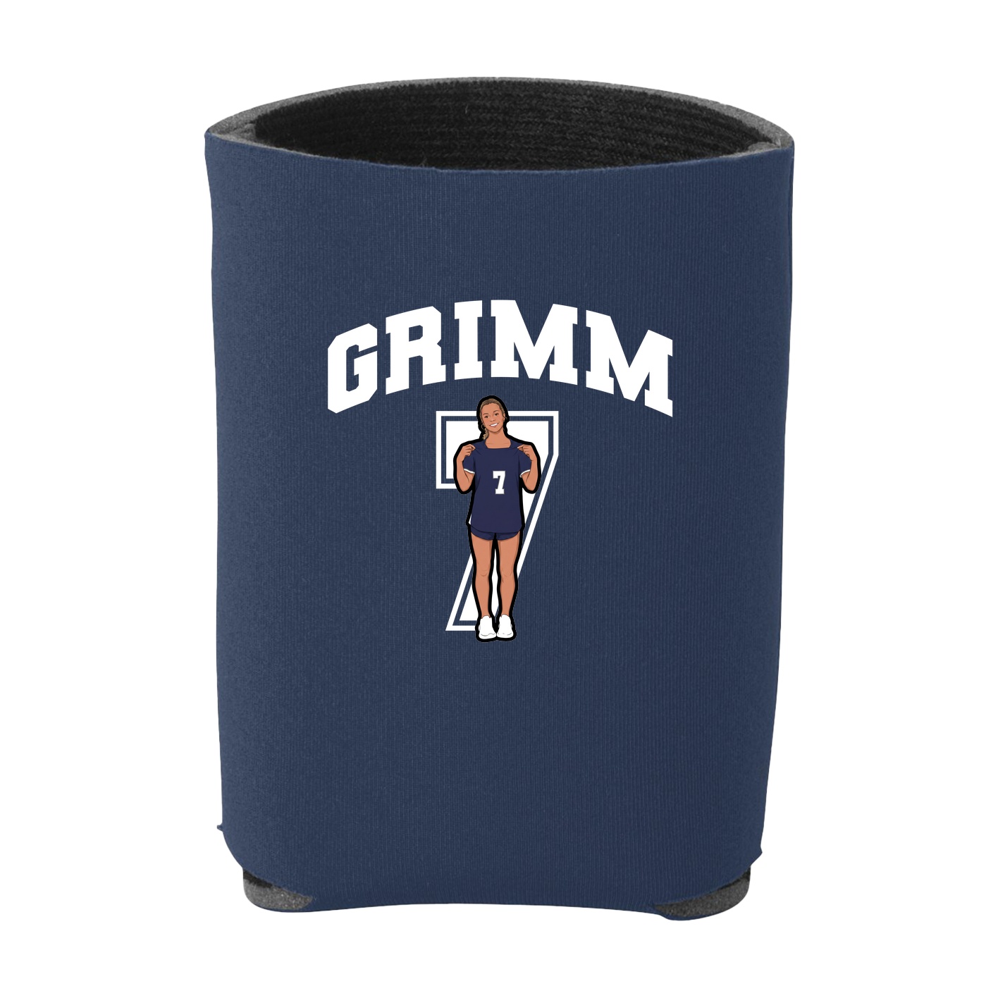 Can Holder — Number in Navy