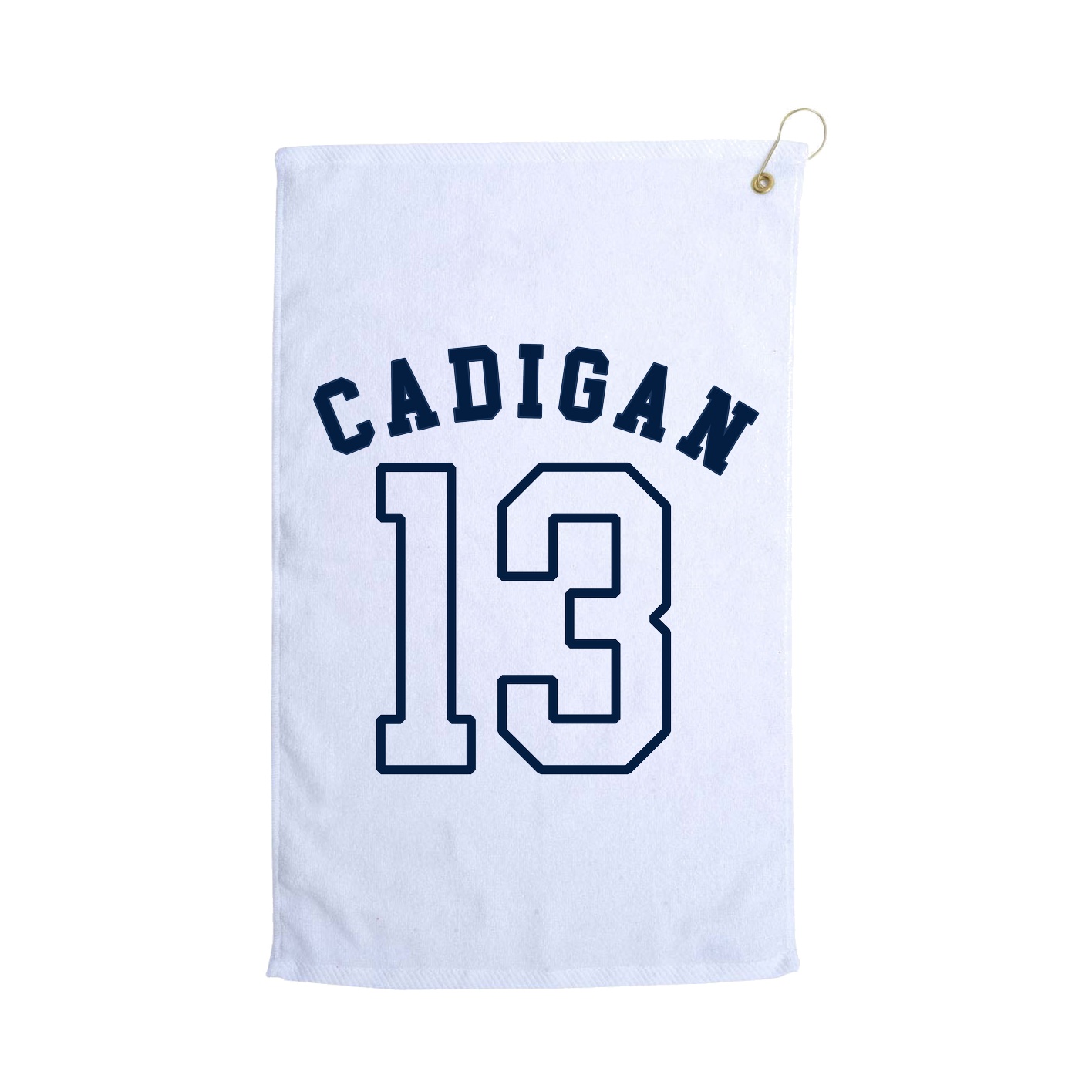 Golf Towel — Shirsey Arch in White