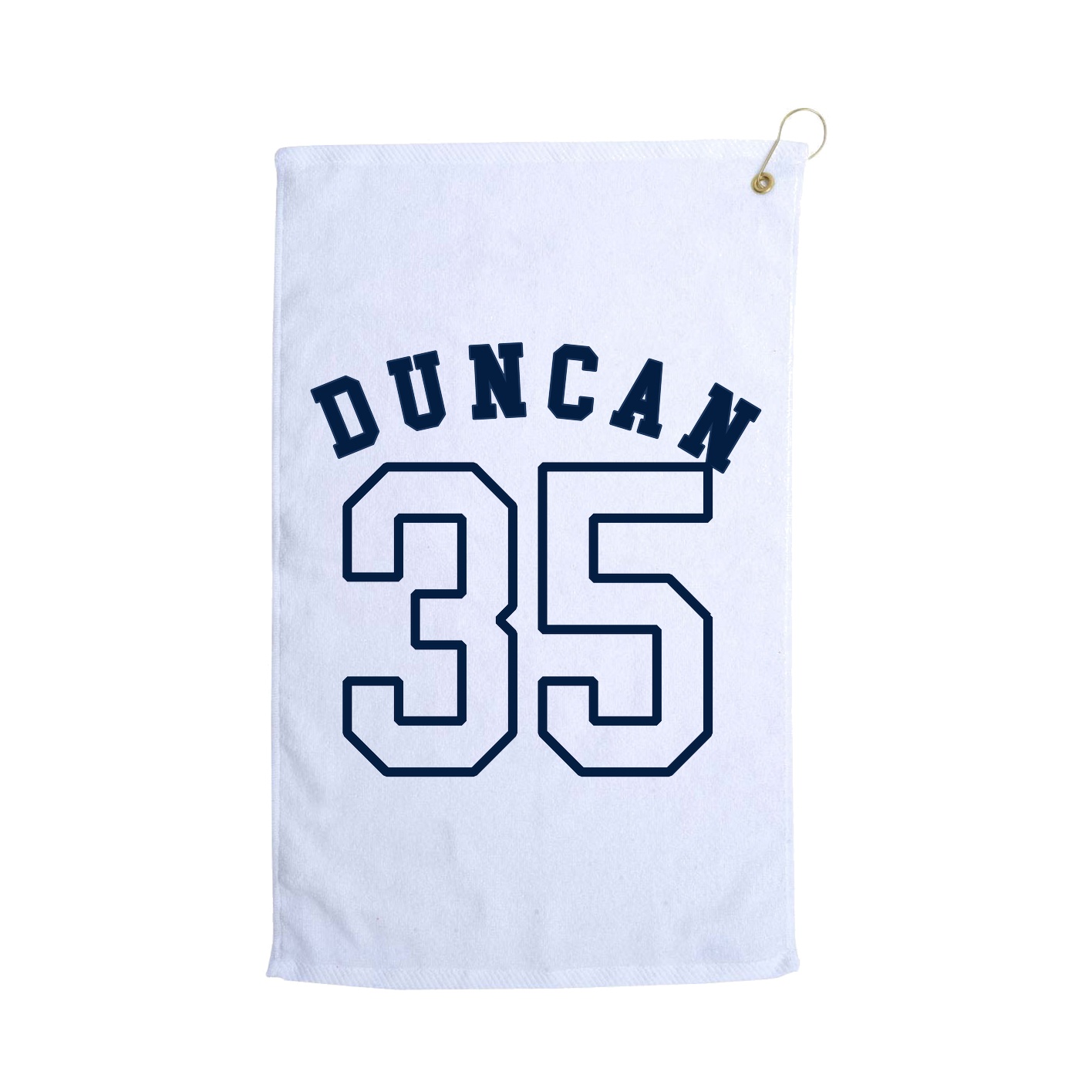 Golf Towel — Shirsey Arch in White