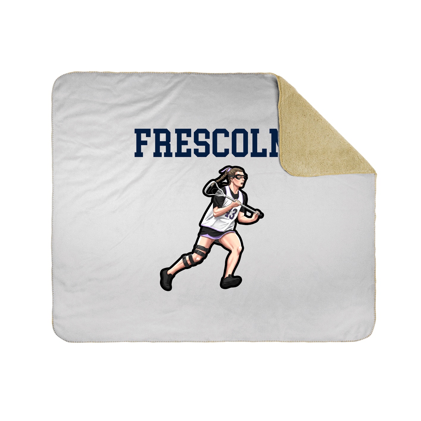 Throw Blanket — Shirsey in White