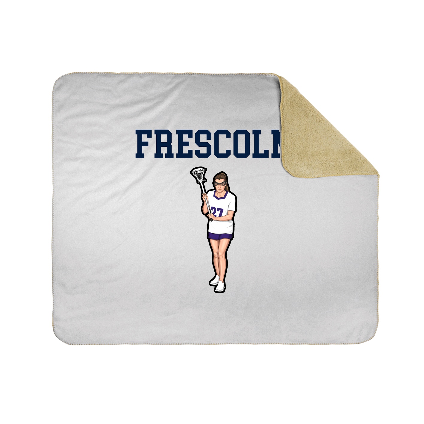 Throw Blanket — Shirsey in White