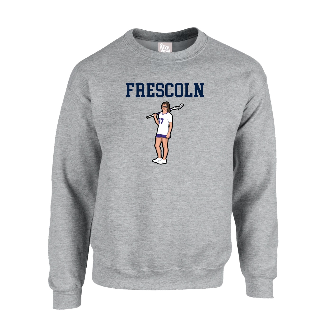 Fleece Crew — Shirsey in Grey
