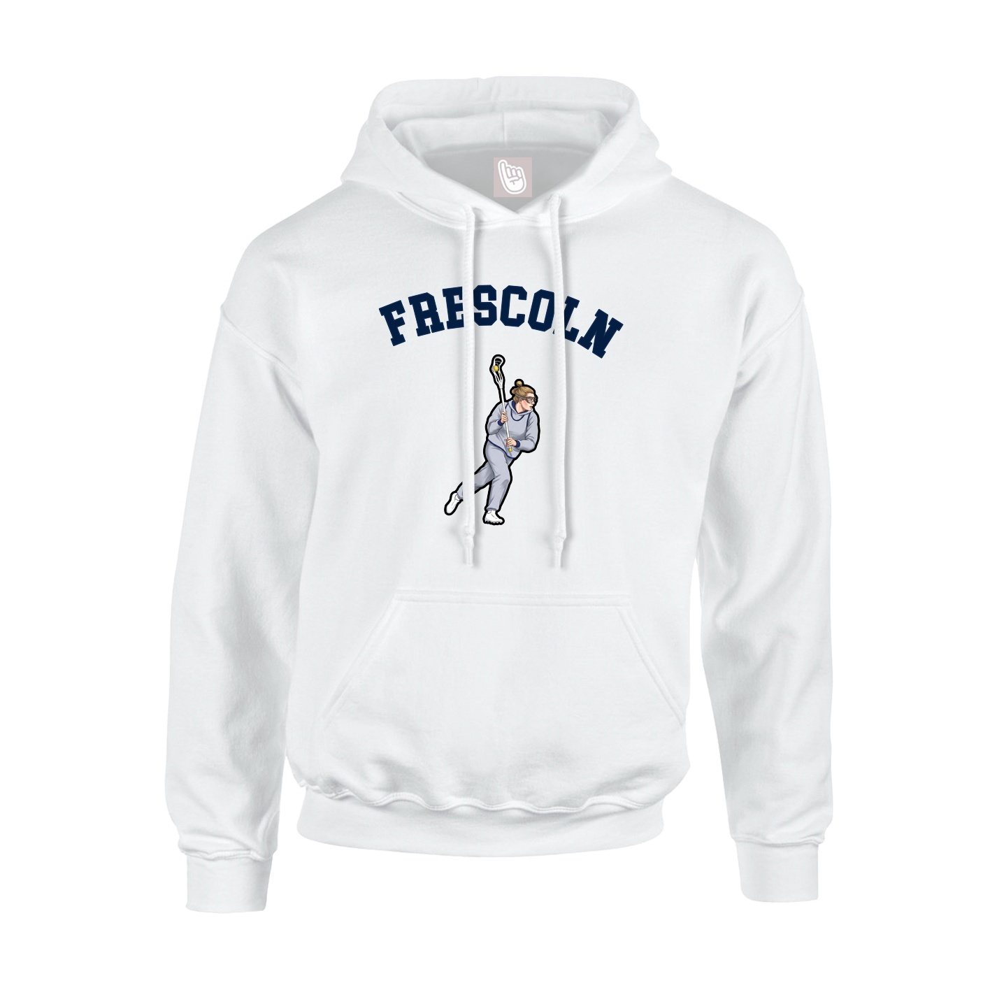Hoodie — Shirsey Arch in White