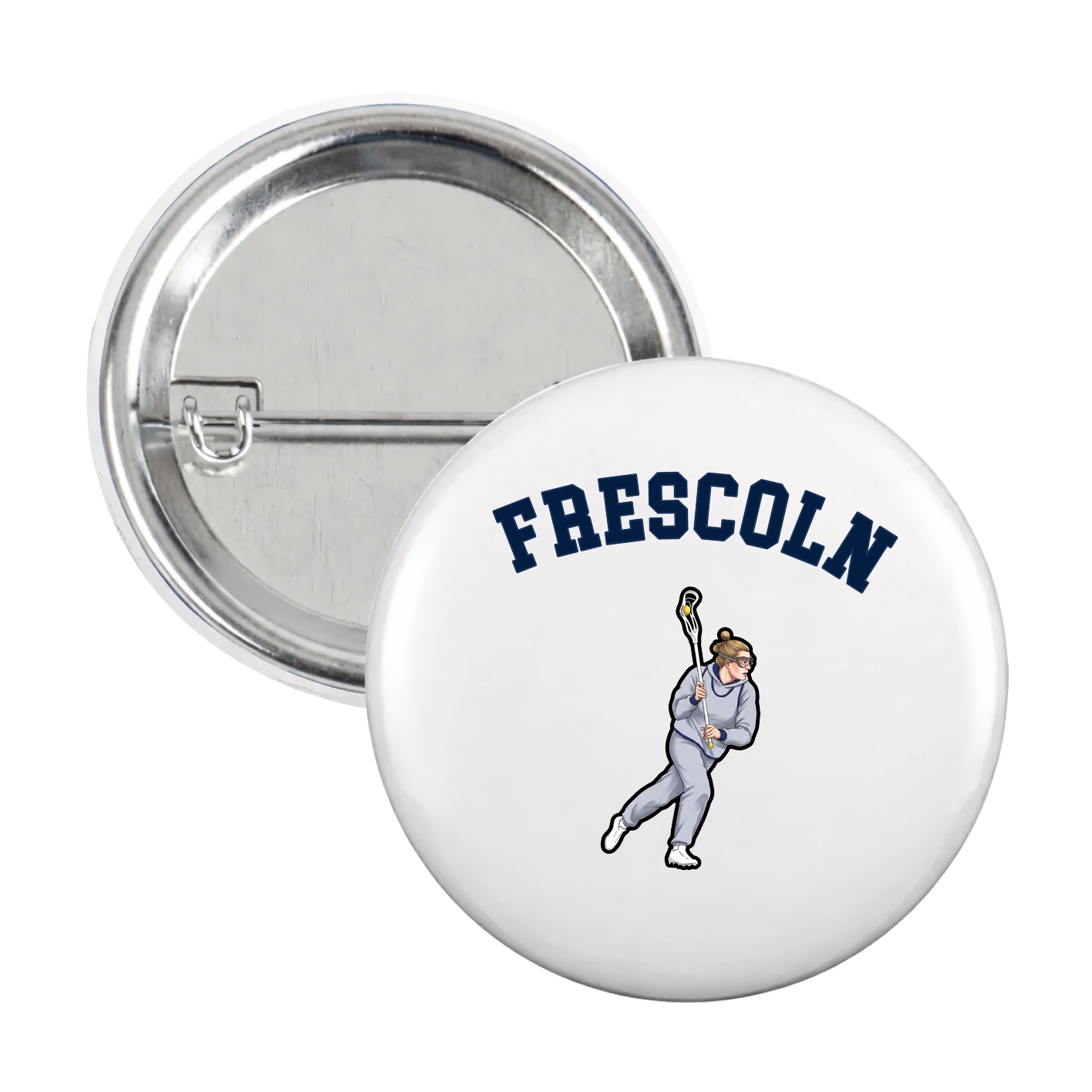 Game Day Button — Shirsey Arch in White